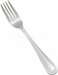 Winco 12-Piece Dots Salad Fork Set  18-0 Stainless Steel  Silver